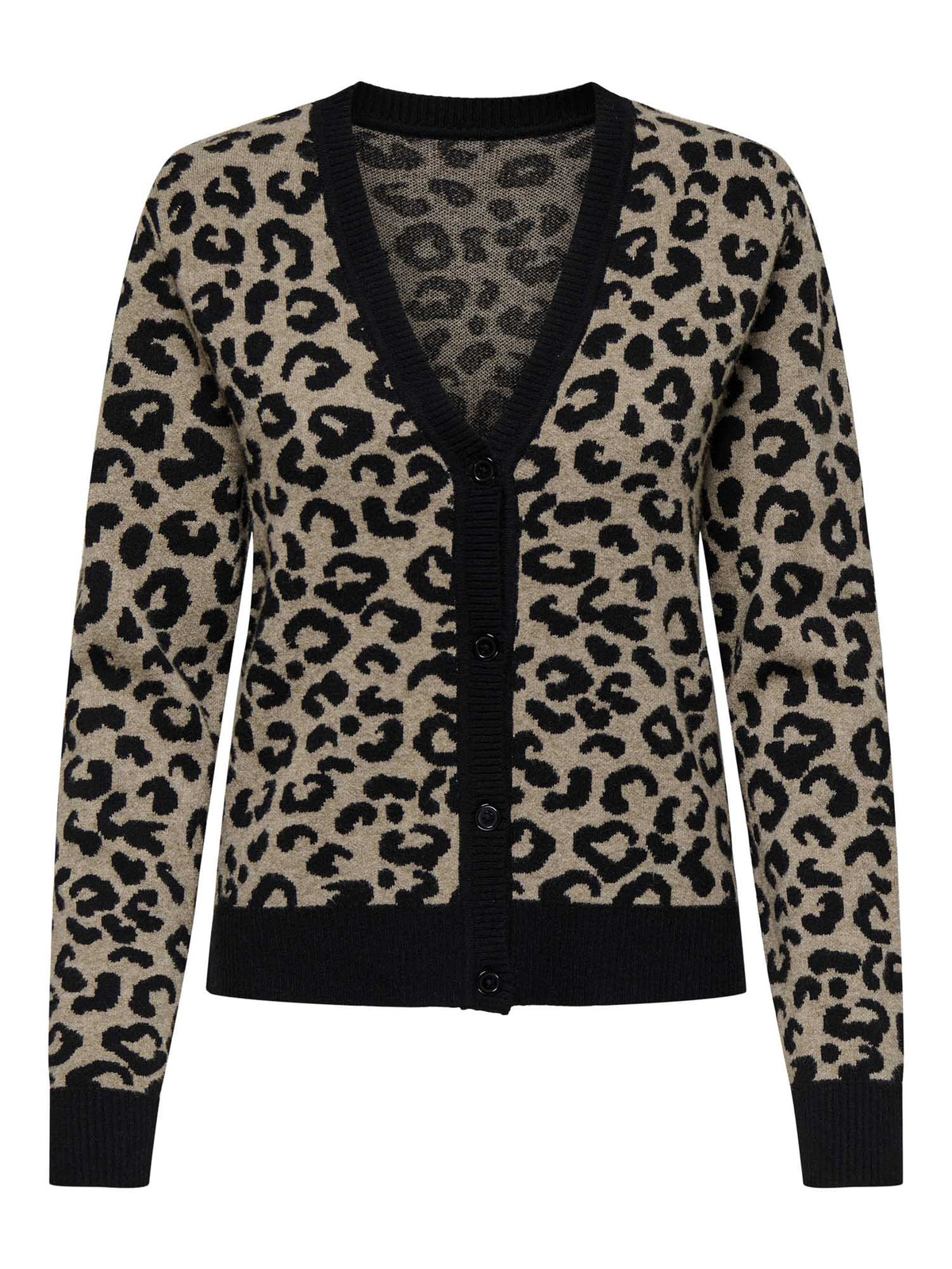 Only leo cardigan maglia da donna maculato
