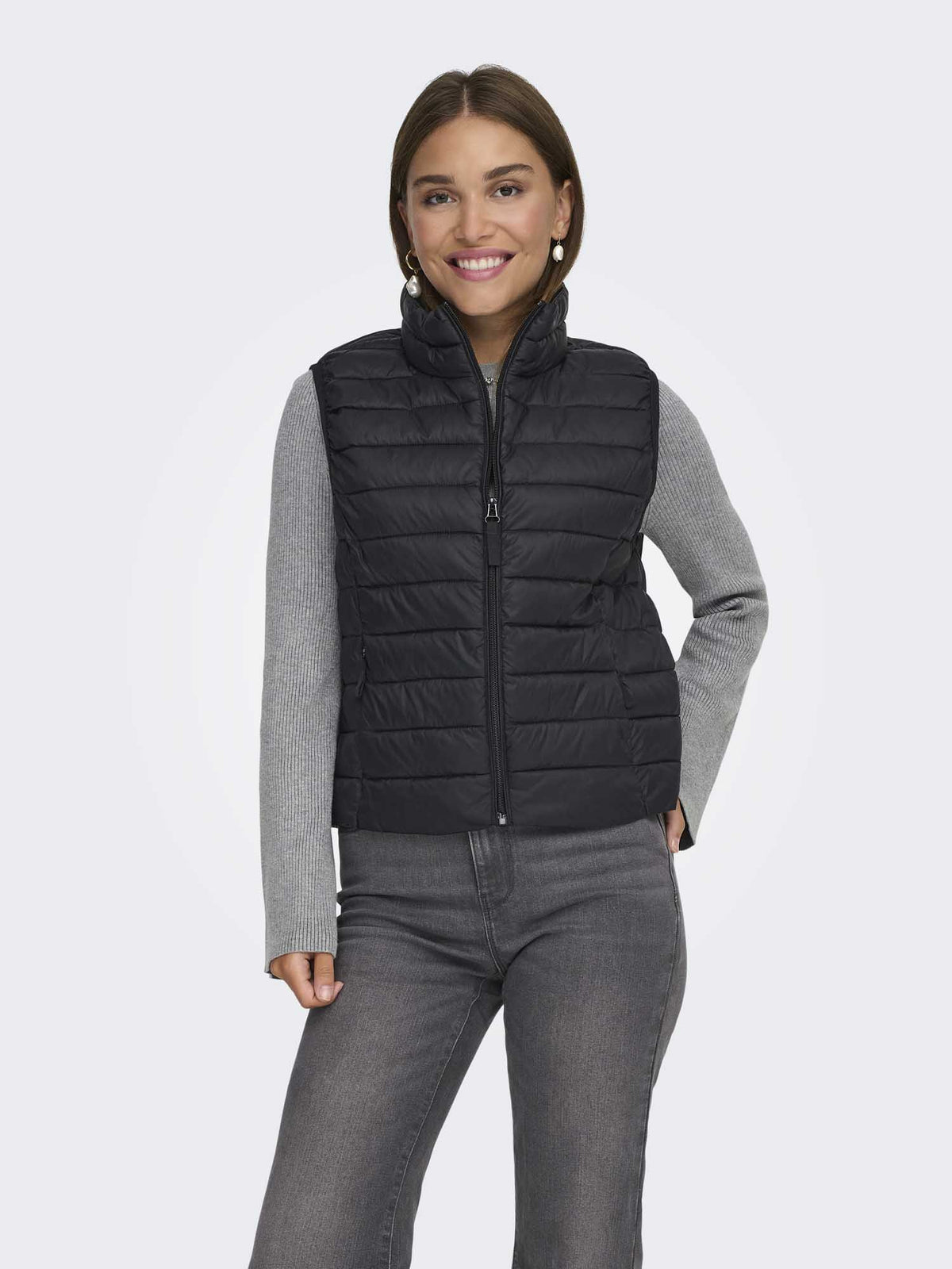 Only tahia gilet da donna nero