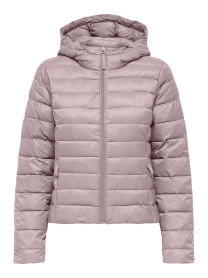 Only Onltahia, giubbotto imbottito rosa da donna con cappuccio