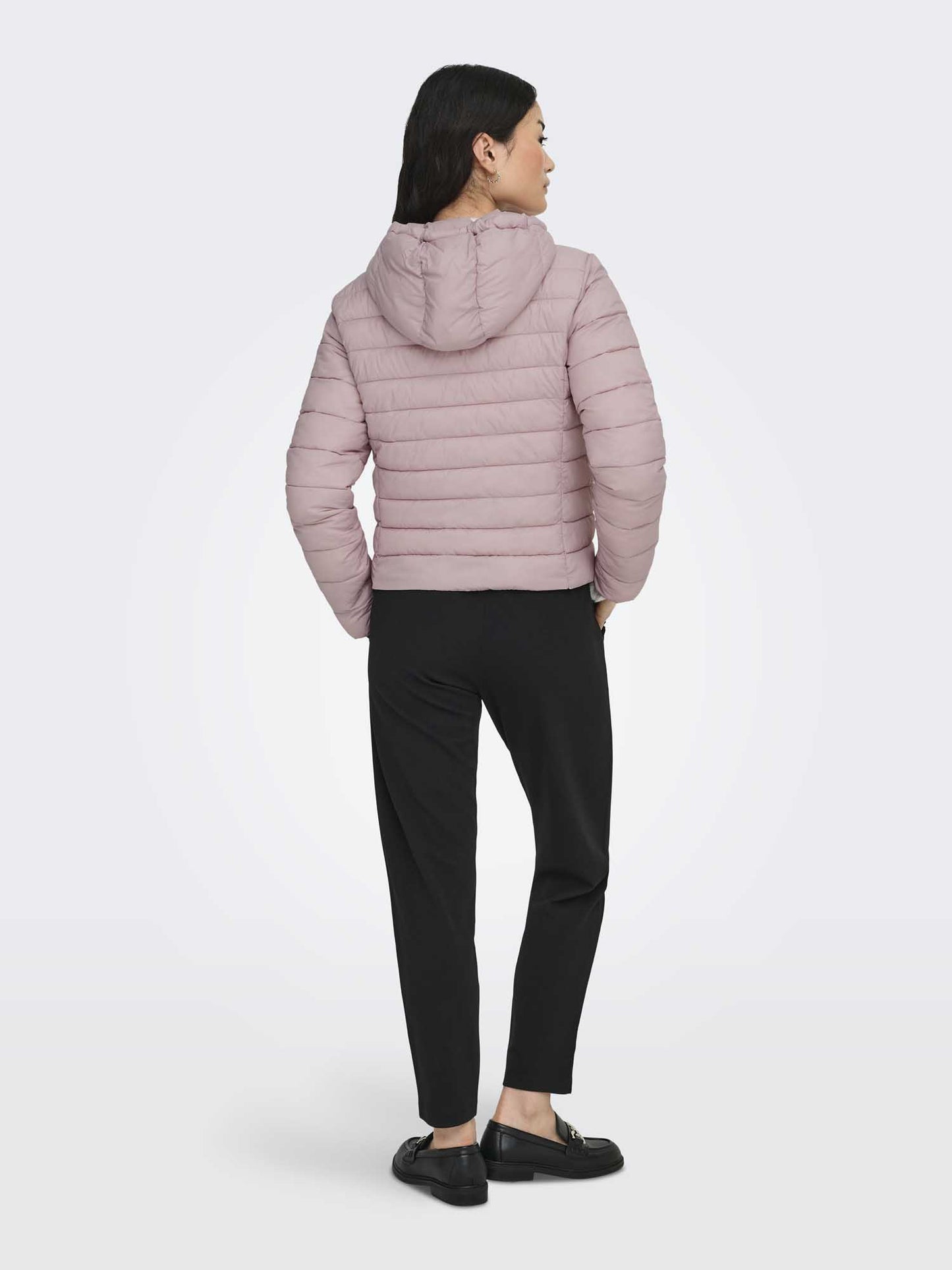 Only Onltahia, giubbotto imbottito rosa da donna con cappuccio
