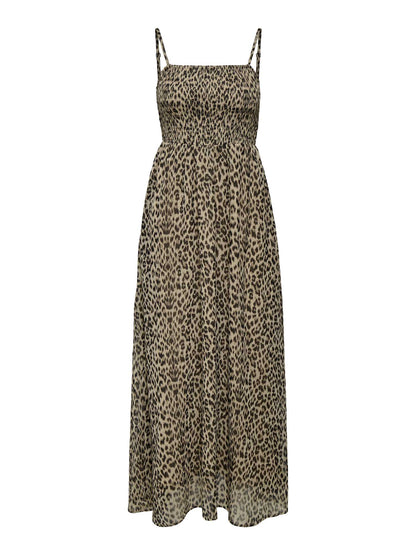 Vestito donna Only Elena in fantasia animalier multicolore