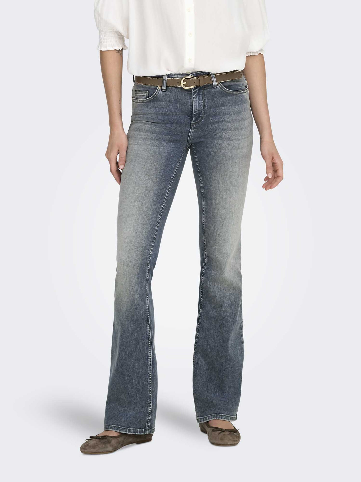 Jeans Only Blush Flared fit donna in denim blu