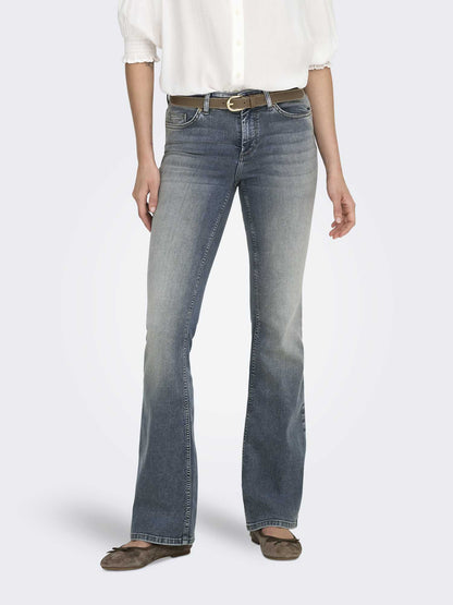 Jeans Only Blush Flared fit donna in denim blu