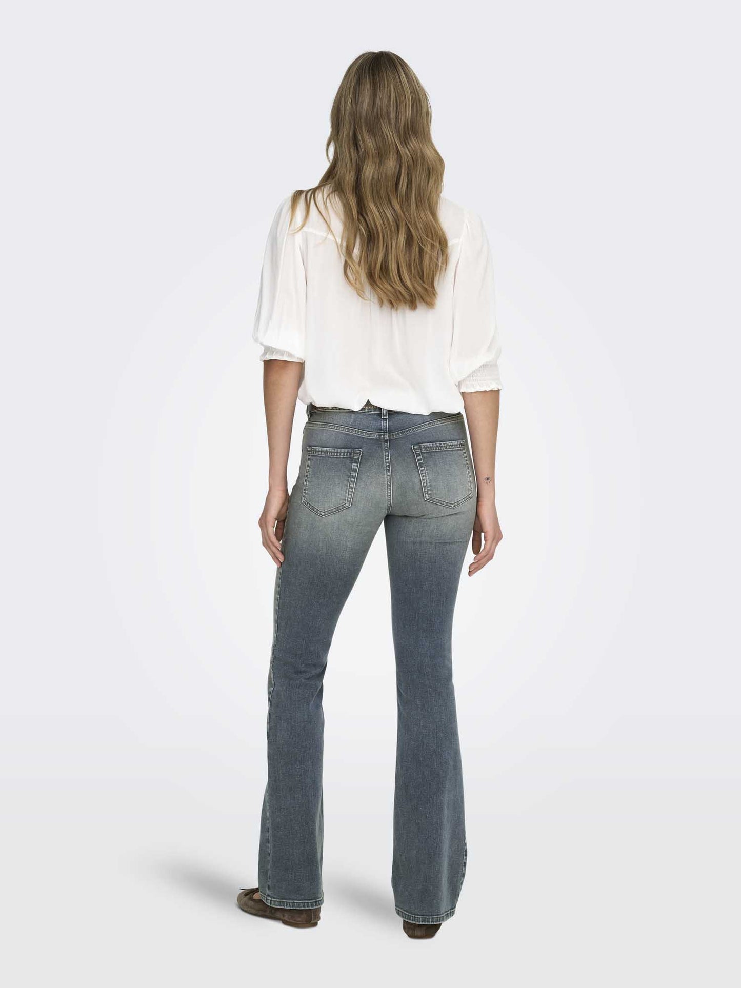 Jeans Only Blush Flared fit donna in denim blu