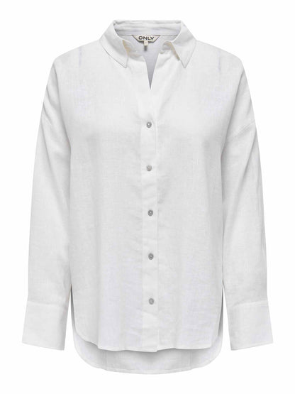 Only Bruxelles, camicia bianca da donna elegante e versatile