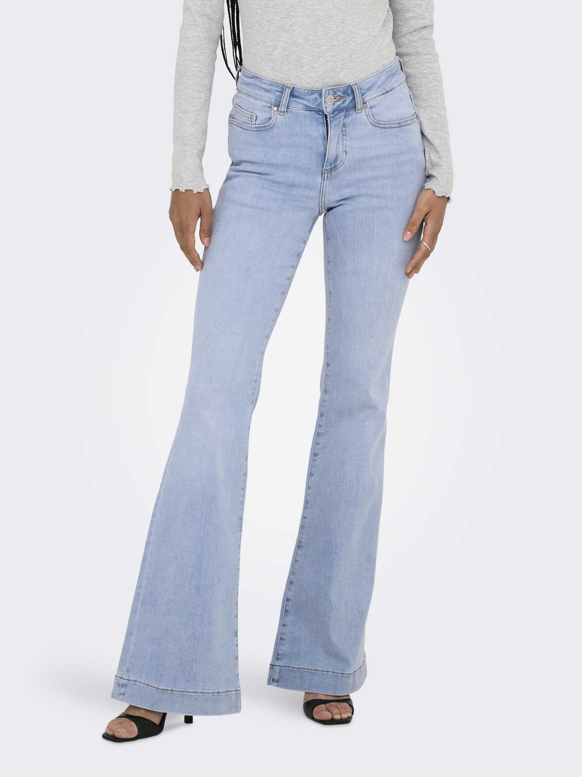 Only blush flared jeans da donna jeans chiaro