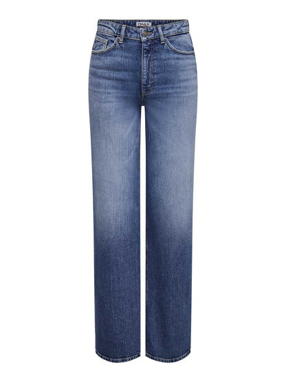 Jeans Only Juicy Wide a vita alta e gamba ampia da donna