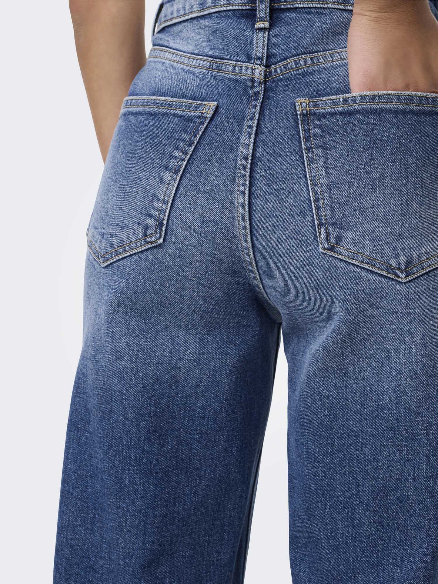 Jeans Only Juicy Wide a vita alta e gamba ampia da donna
