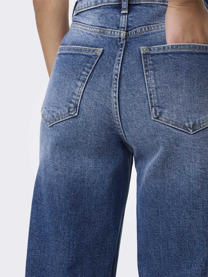 Jeans Only Juicy Wide a vita alta e gamba ampia da donna