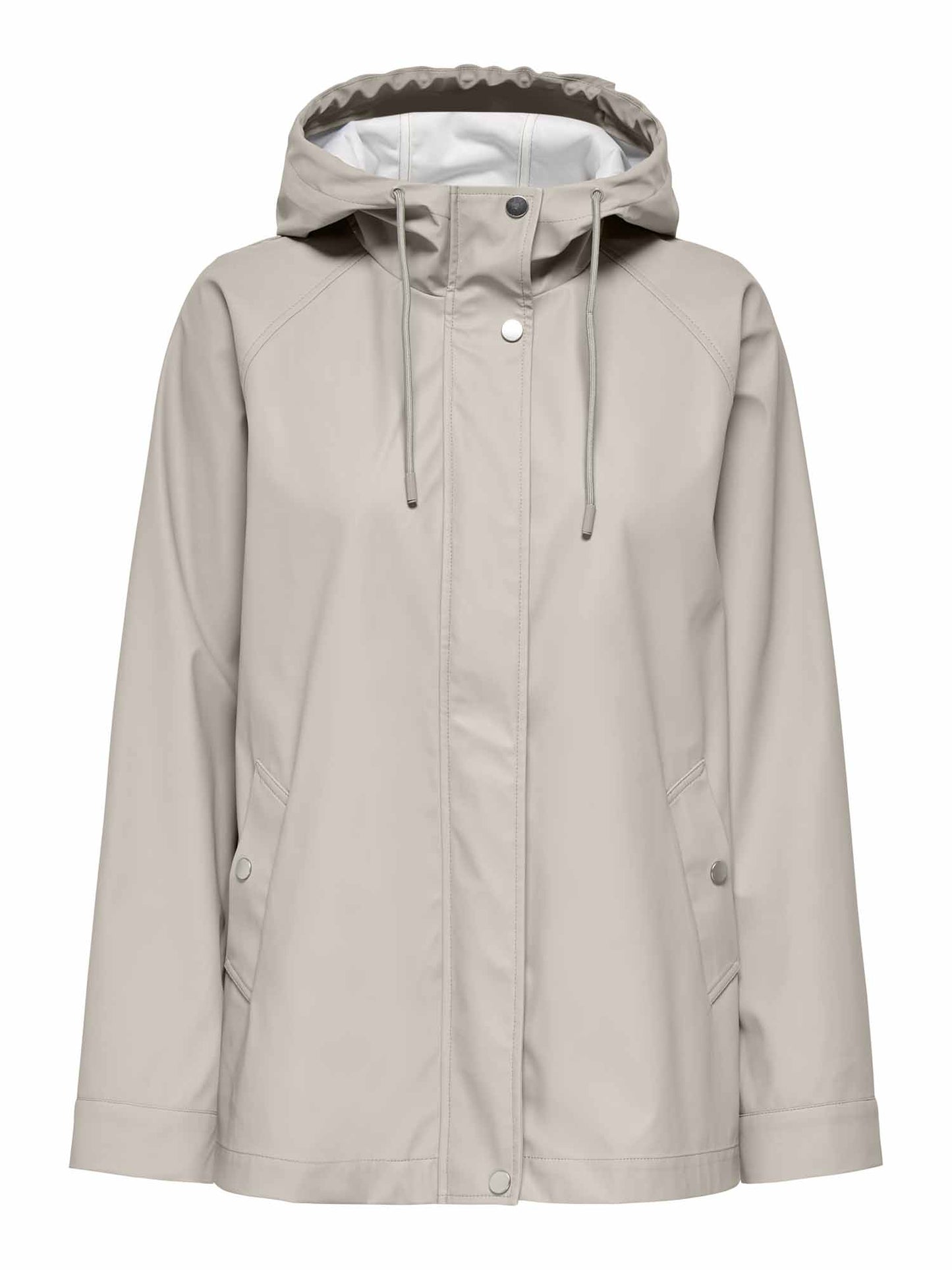 Only Onlelisa, giubbino impermeabile beige da donna casual