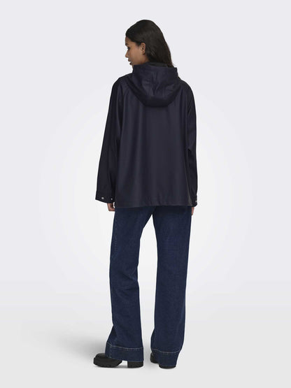 Only elisa raincoat giubbino da donna blu