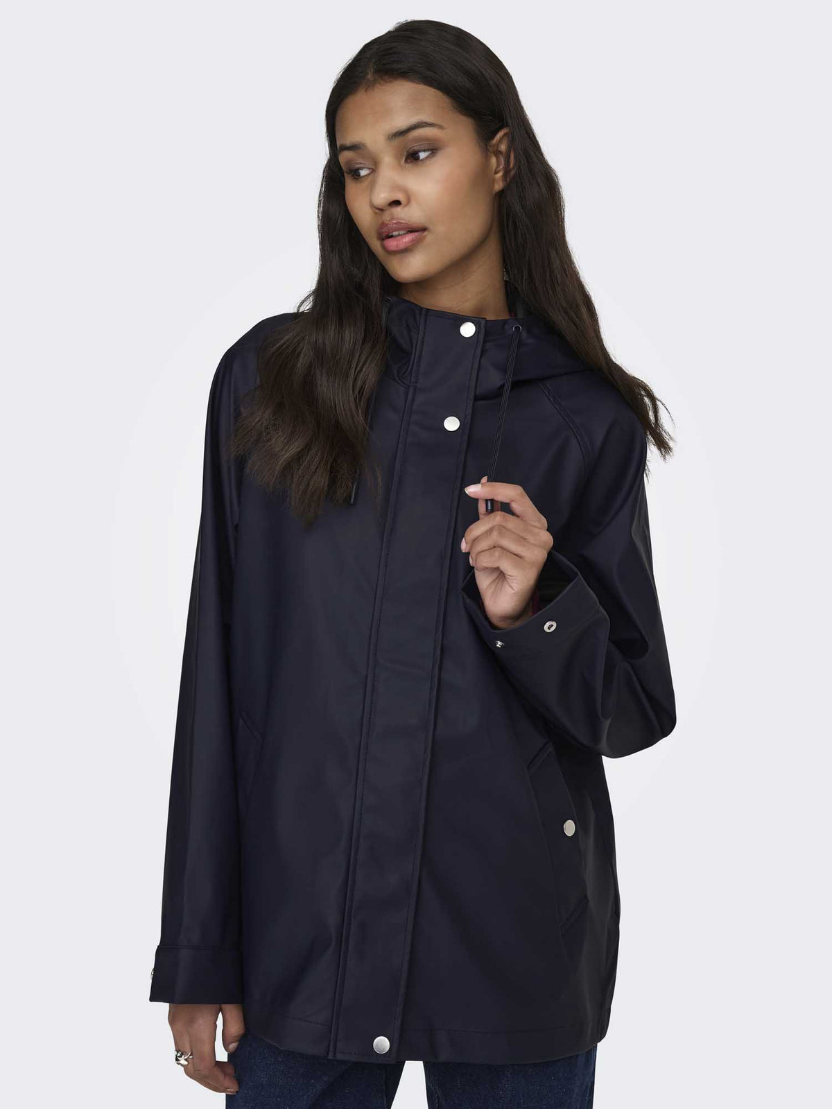Only elisa raincoat giubbino da donna blu