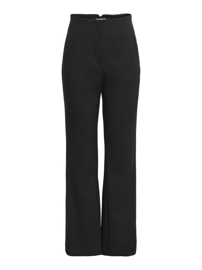 Pantaloni flare Onlraven Life a vita alta neri da donna