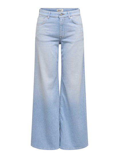 Jeans Only California Wide da donna in denim chiaro