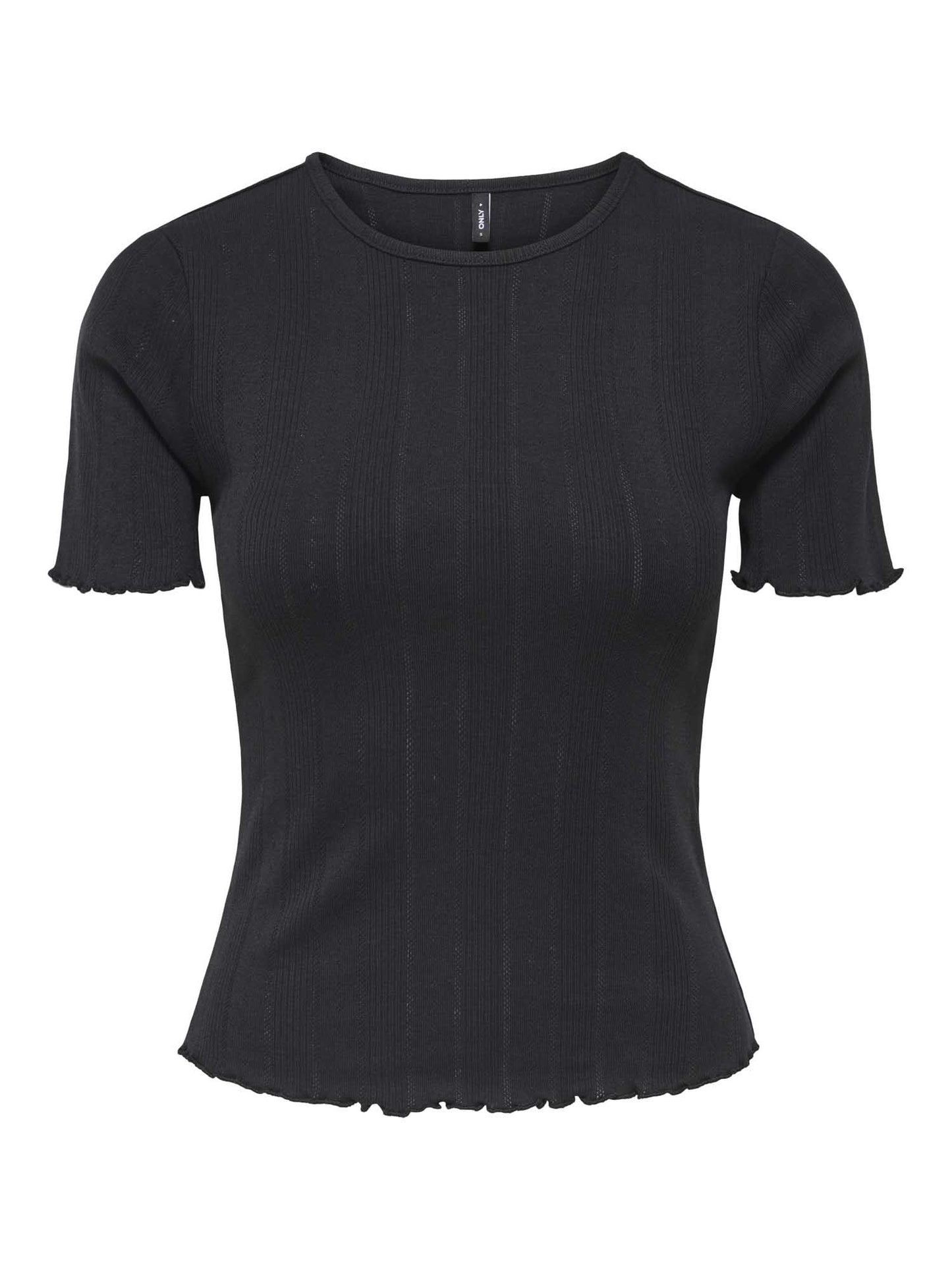 T-shirt Onltenna a maniche corte da donna in cotone nero