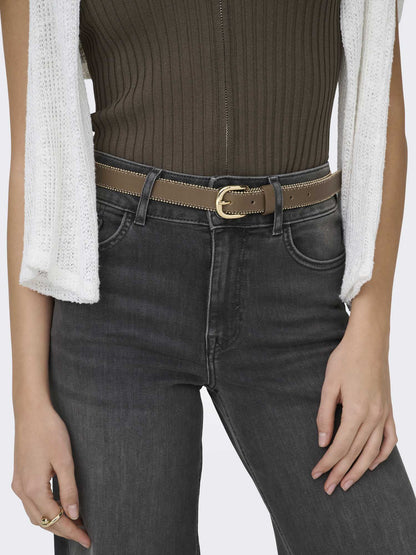 Jeans Only Madison Blush a vita alta e gamba larga da donna nero