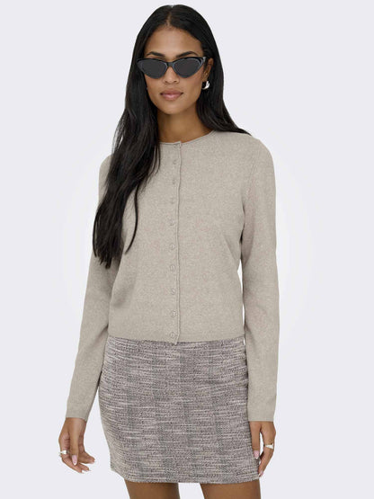 Only Loyal Cardigan, maglia da donna beige