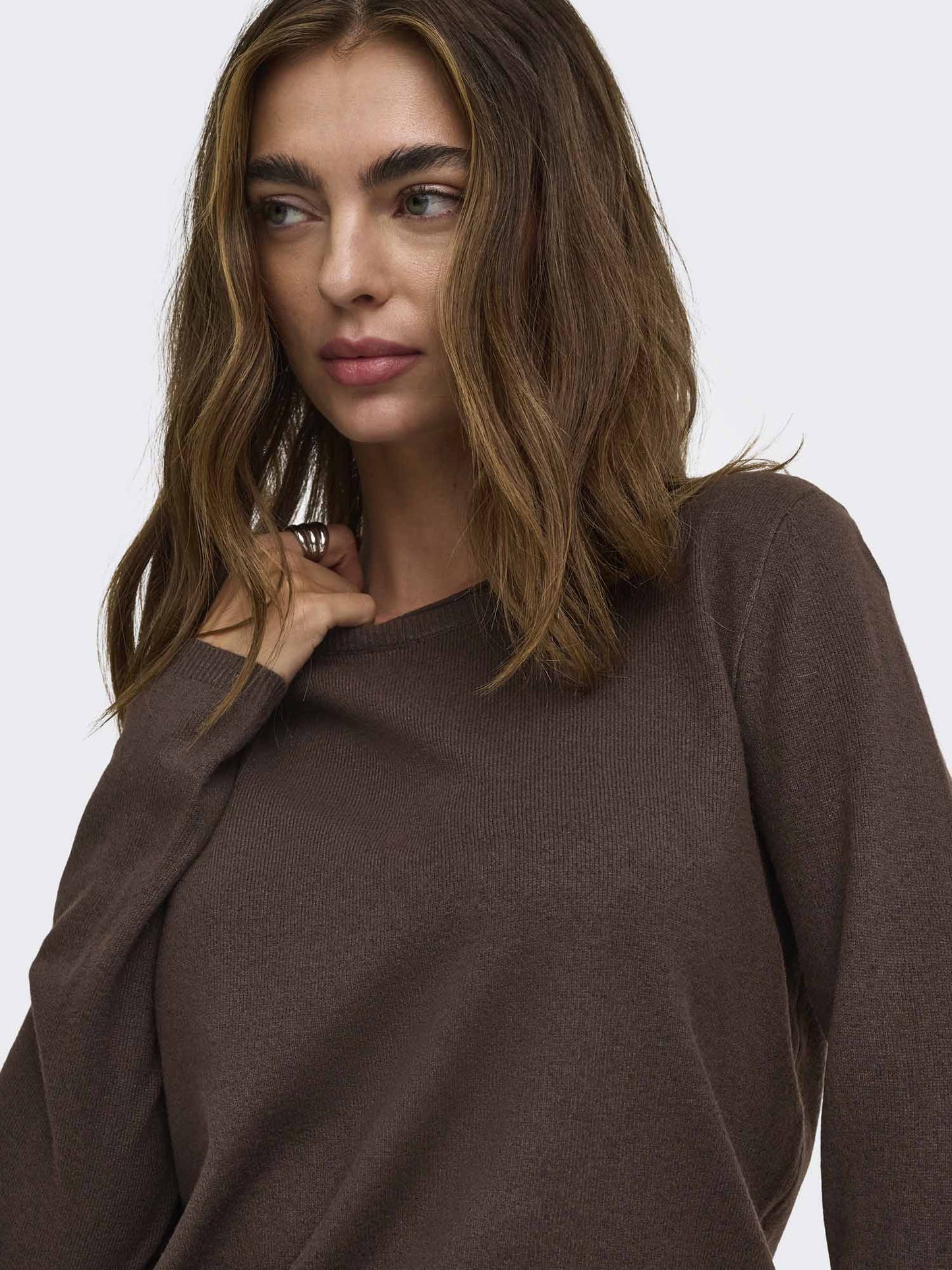Only Loyal, maglia da donna marrone