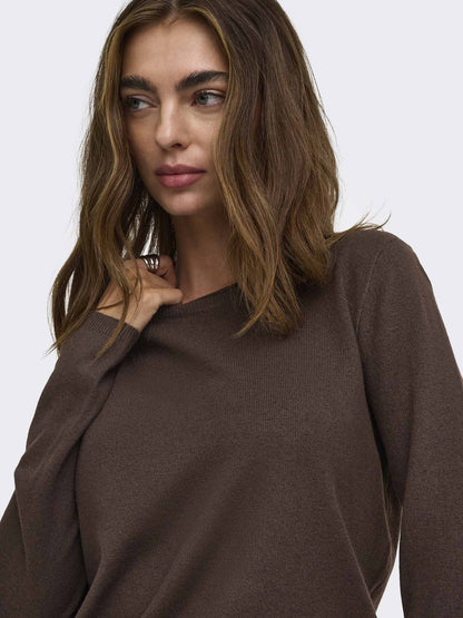 Only Loyal, maglia da donna marrone