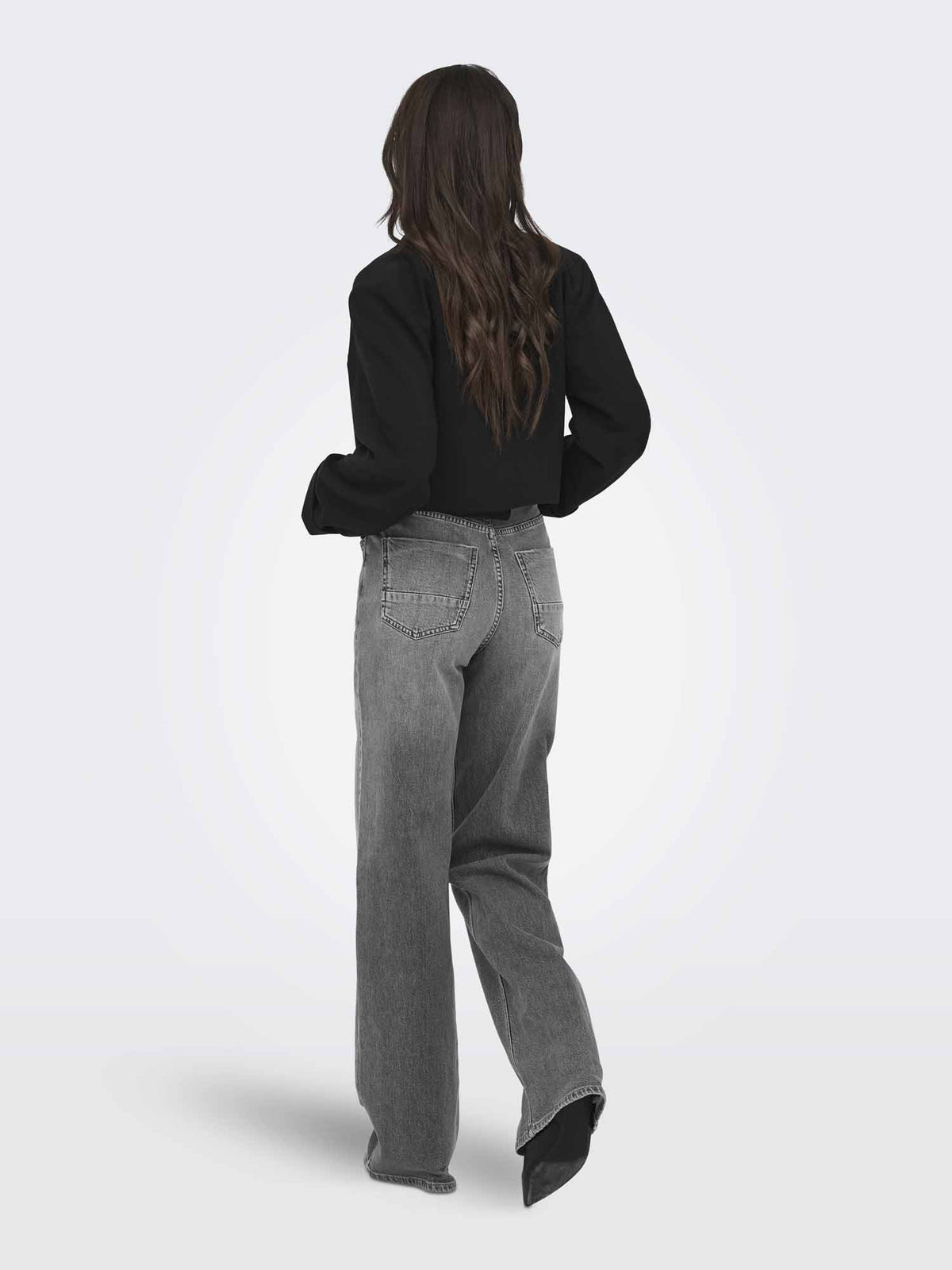 Only Onljuicy, jeans da donna grigio