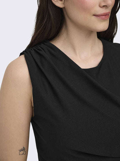 Only N. Amber, vestito nero da donna per la primavera
