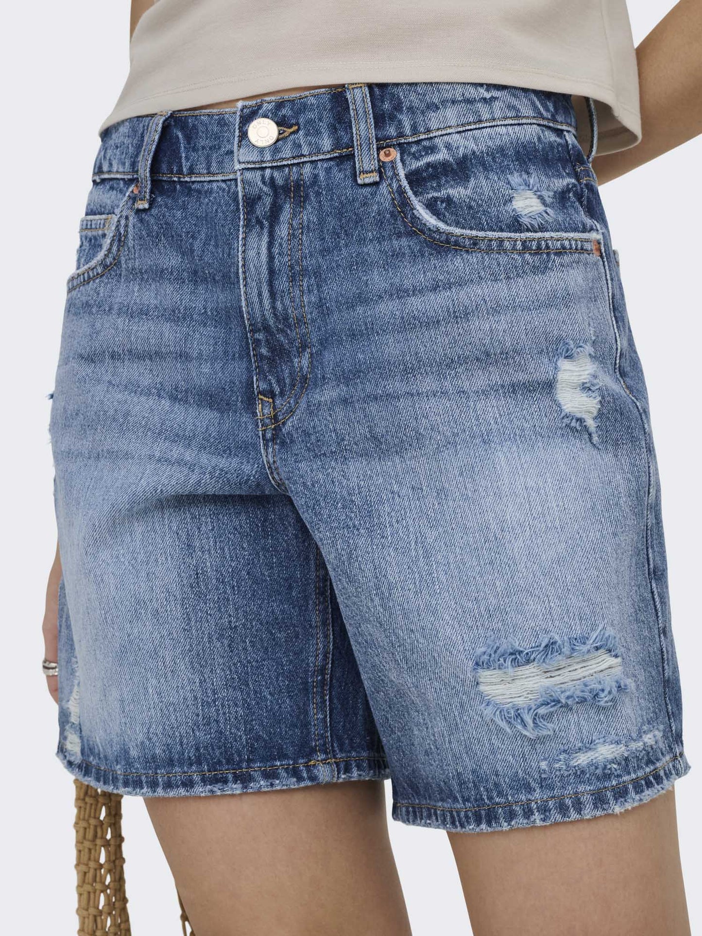 Shorts donna Only Milton in denim medium per la primavera estate