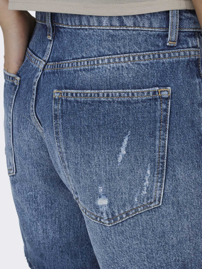 Shorts donna Only Milton in denim medium per la primavera estate