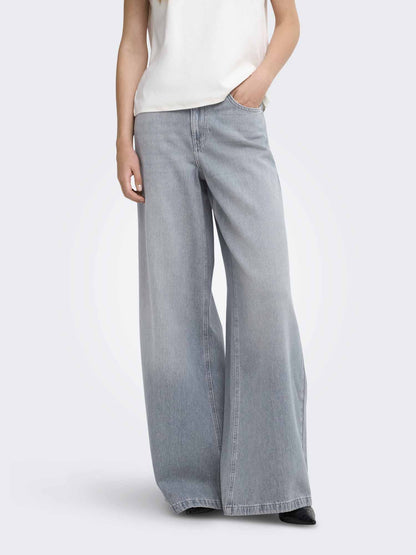 Only Francesca, jeans da donna grigi