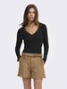 only-sara-t-shirt-maniche-corte-da-donna-nera