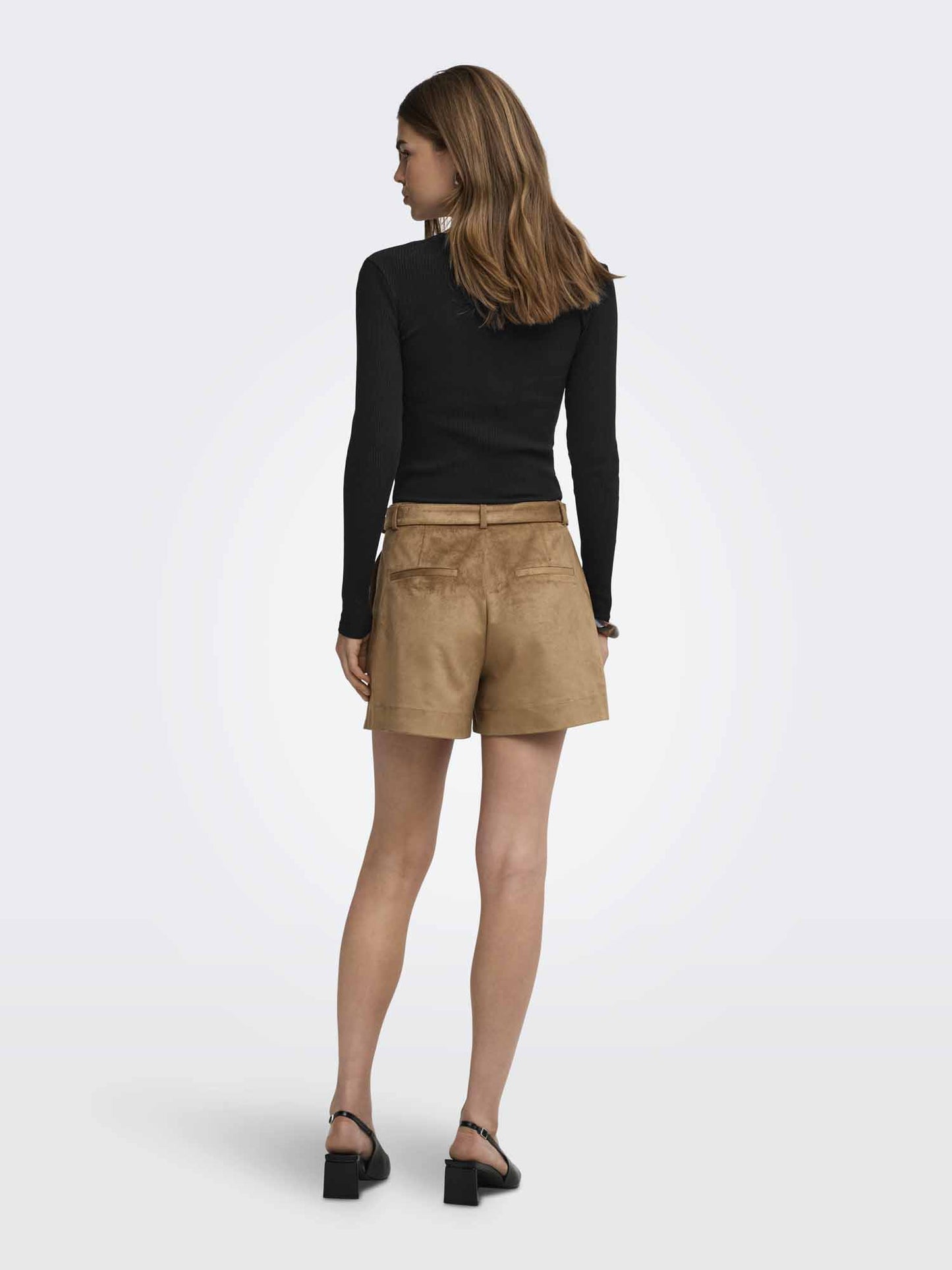 Only Sara, t-shirt maniche corte da donna nera