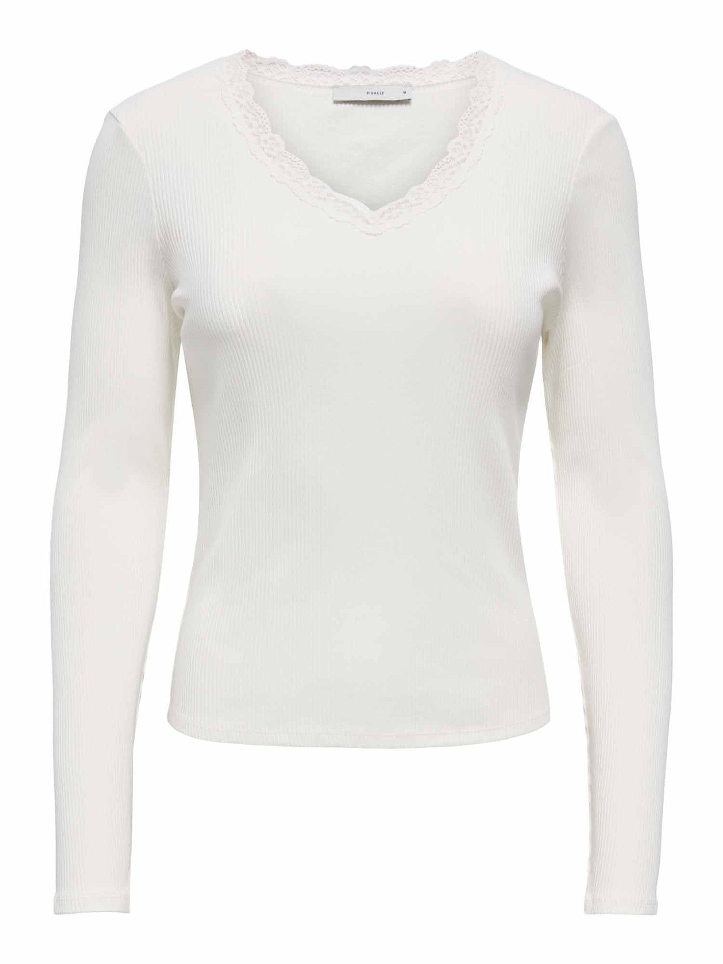 Only Sara, t-shirt maniche corte da donna panna