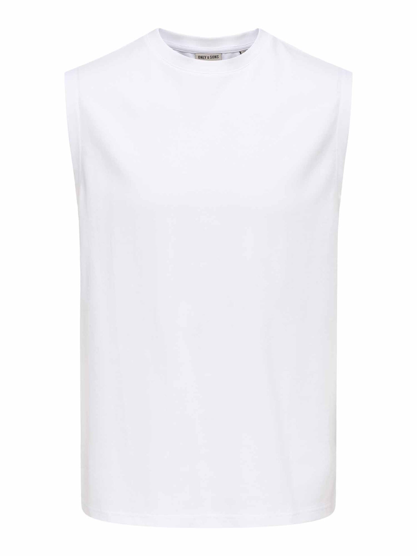 Canotta uomo Only & Sons Caspian in bianco