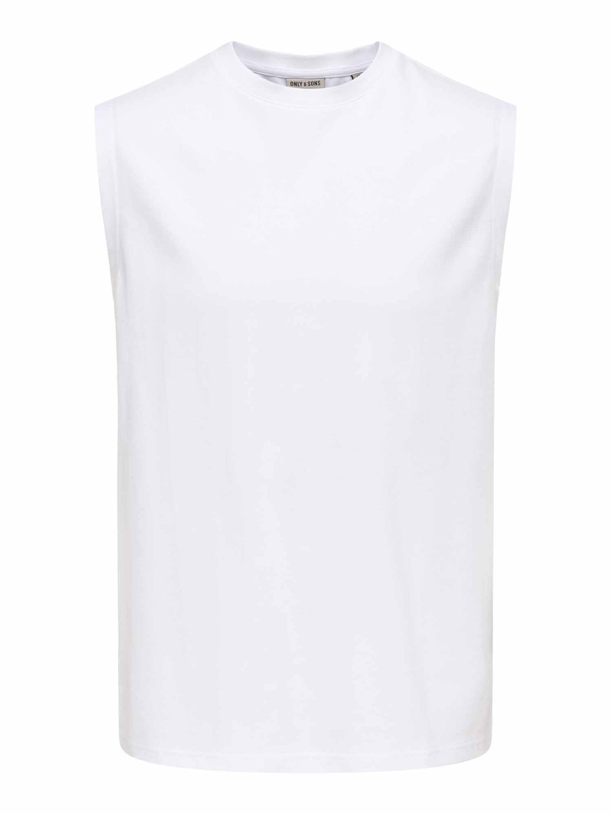Only&sons caspian canotta da uomo bianco