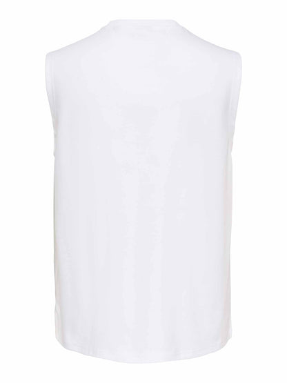 Only&sons caspian canotta da uomo bianco
