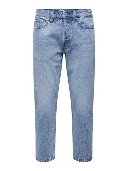 ONLY&SONS AVI CROPPE - JEANS CHIARO
