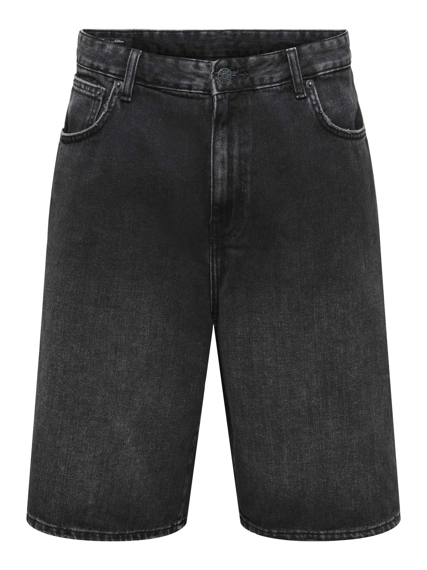 Bermuda Onscarl in cotone organico nero unisex adulto Only & Sons