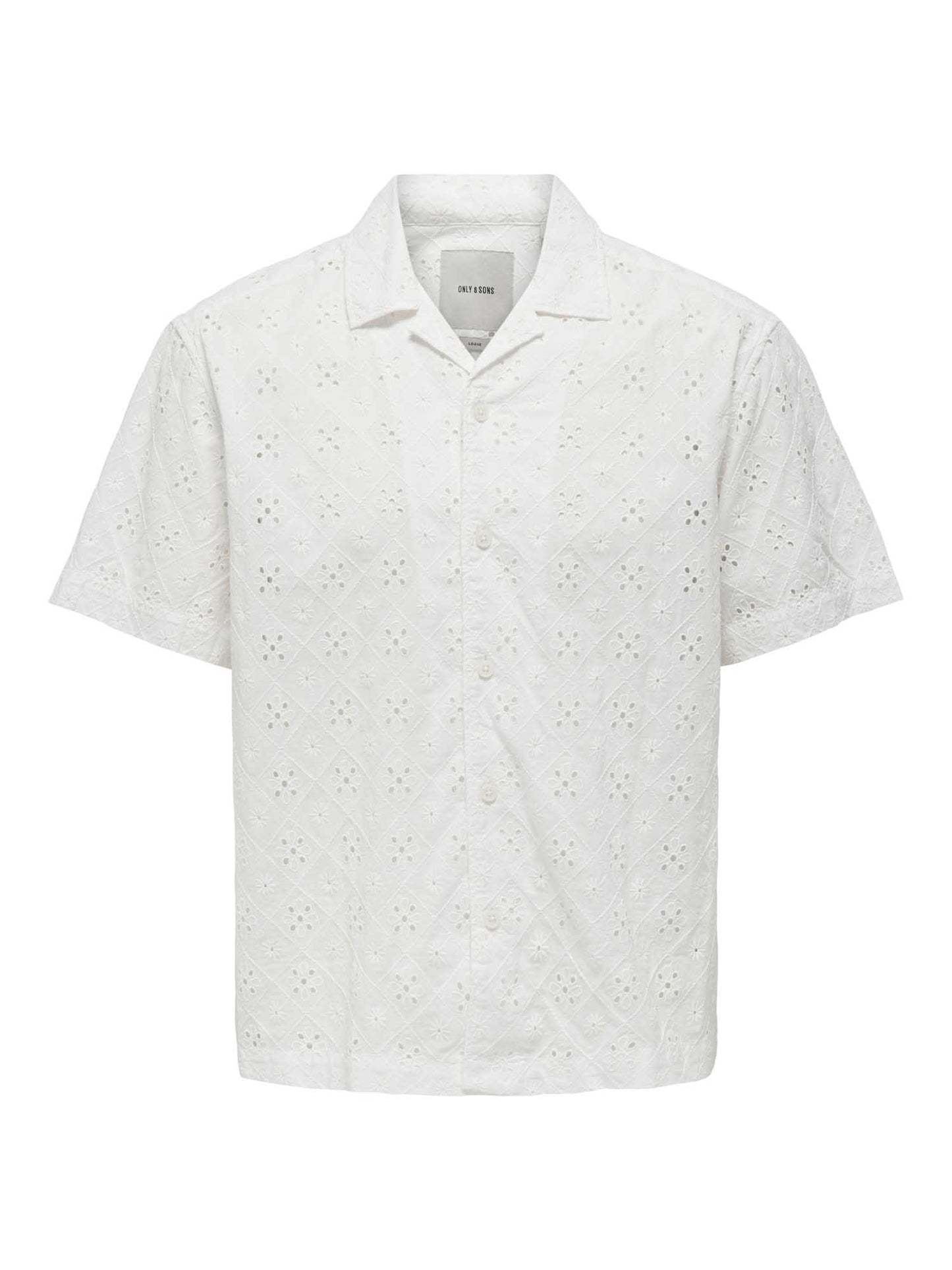 Only & Sons Aron, camicia da uomo bianca elegante e versatile
