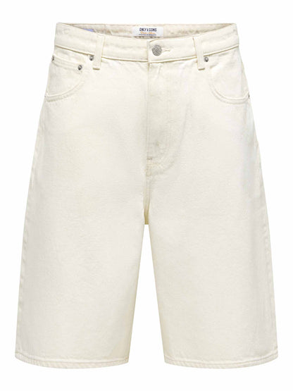 Only&sons carl bermuda da uomo ecru'