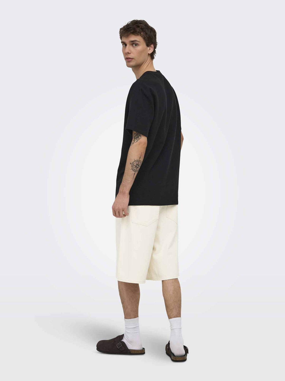 Only&sons carl bermuda da uomo ecru'