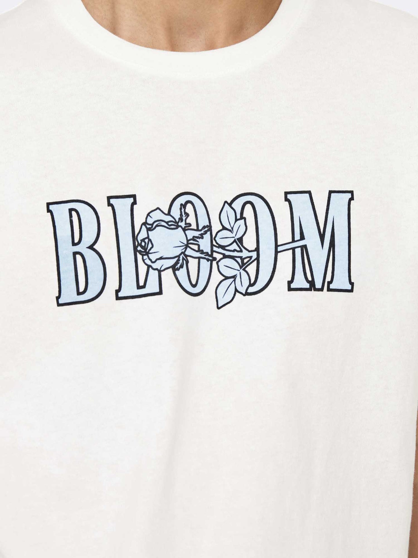ONLY&SONS BIG BLOOM - BIANCO