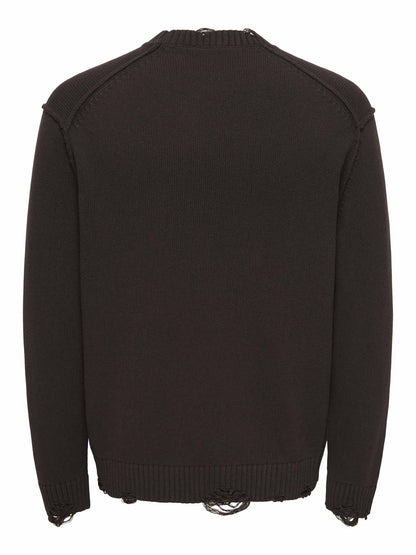 Only & Sons Tune RLX, maglia da uomo marrone