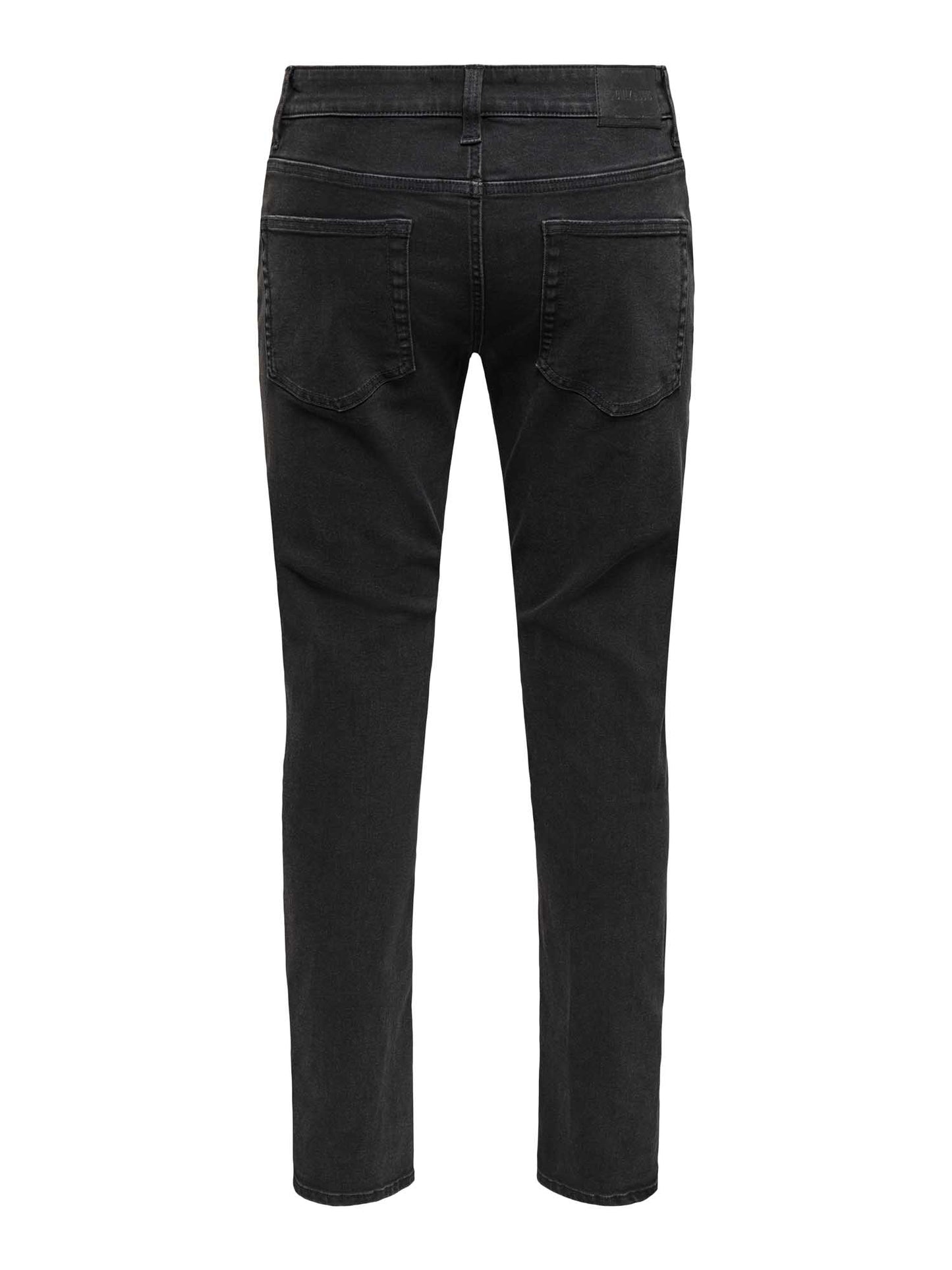 Jeans slim da uomo nero in cotone di Only & Sons