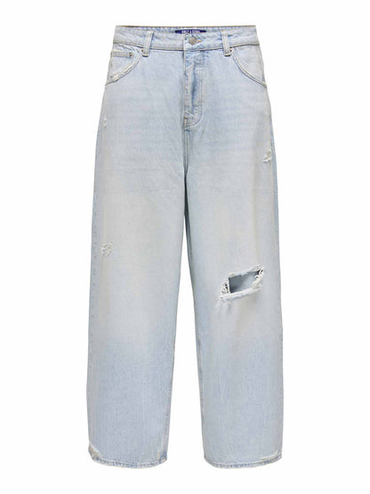 Only&sons fade loose jeans da uomo jeans chiaro