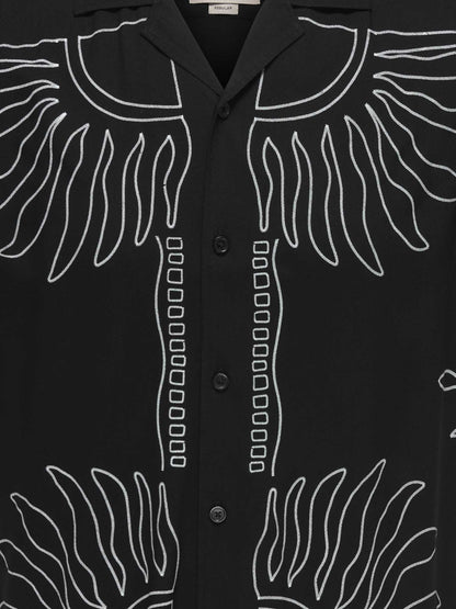 Only & Sons Wright, camicia uomo nera primavera-estate