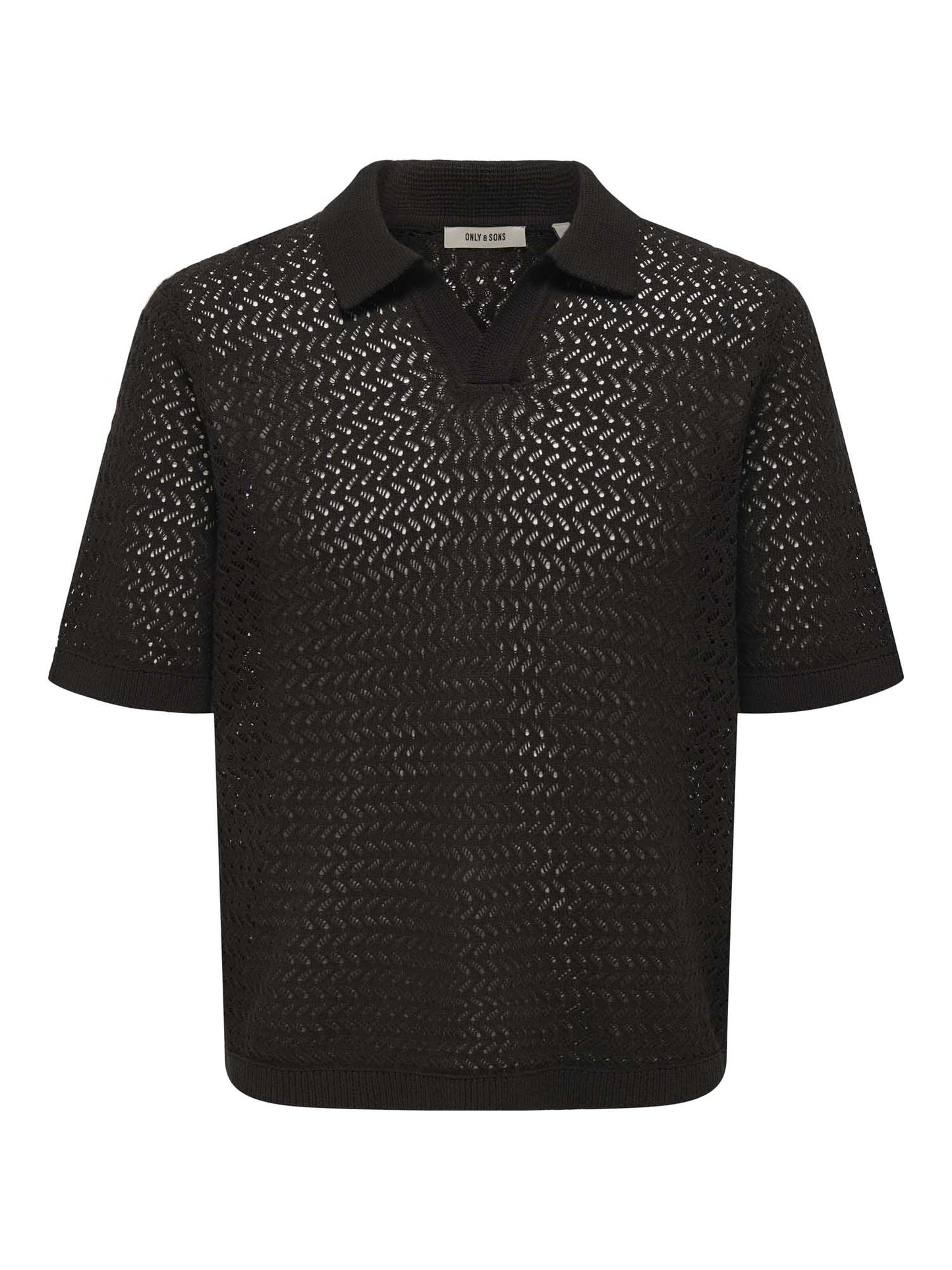 Only & Sons Onsnyle Life Reg 5 SS, polo marrone da uomo