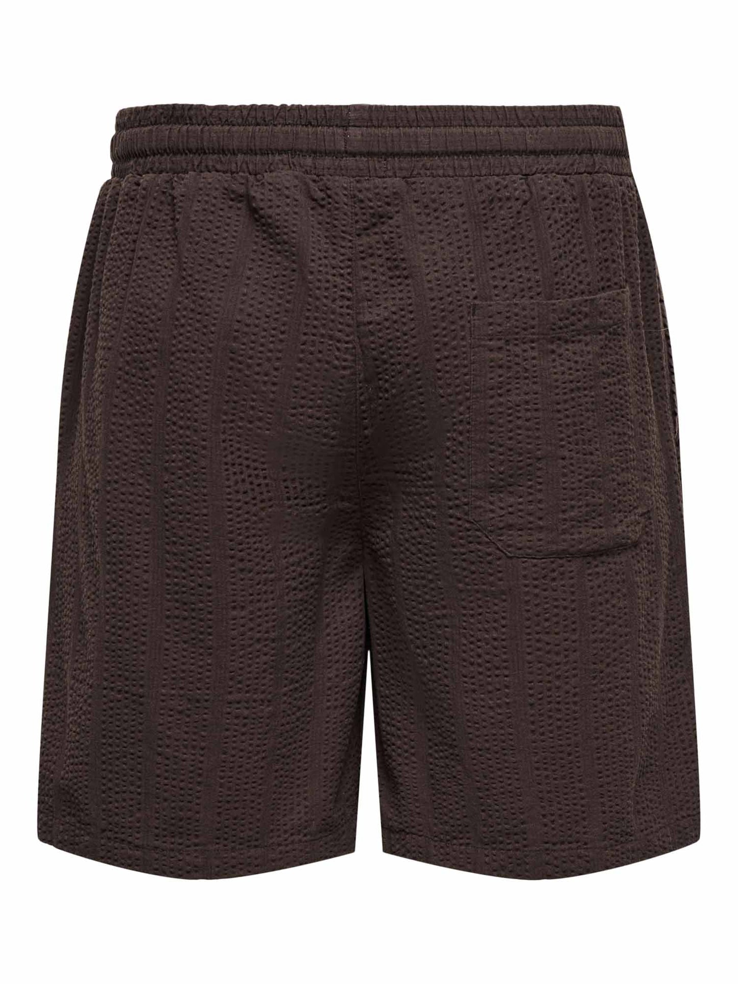 Shorts marroni Only & Sons Cruz da uomo