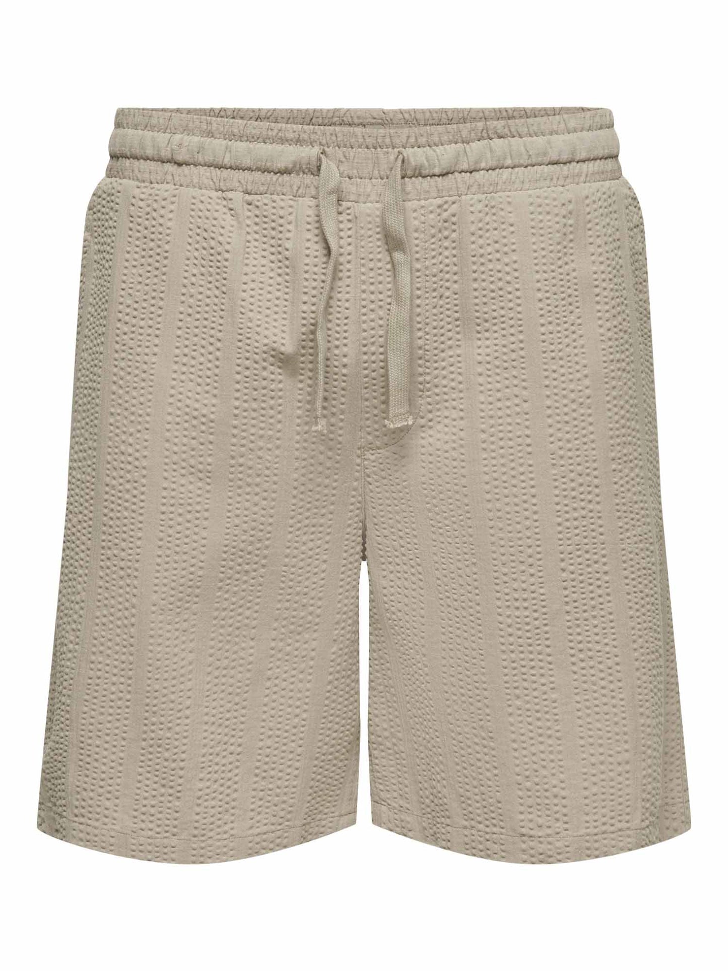 Shorts Crock beige da uomo Only & Sons per un look estivo casual