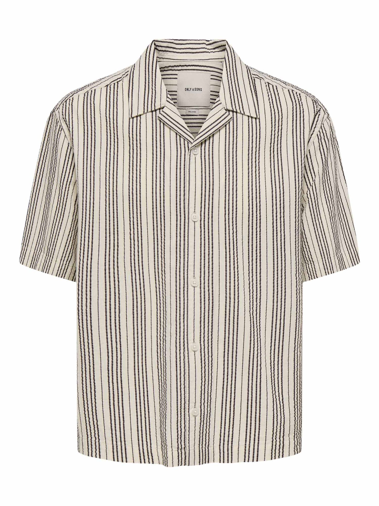 Only & Sons Cruz, camicia da uomo crema elegante