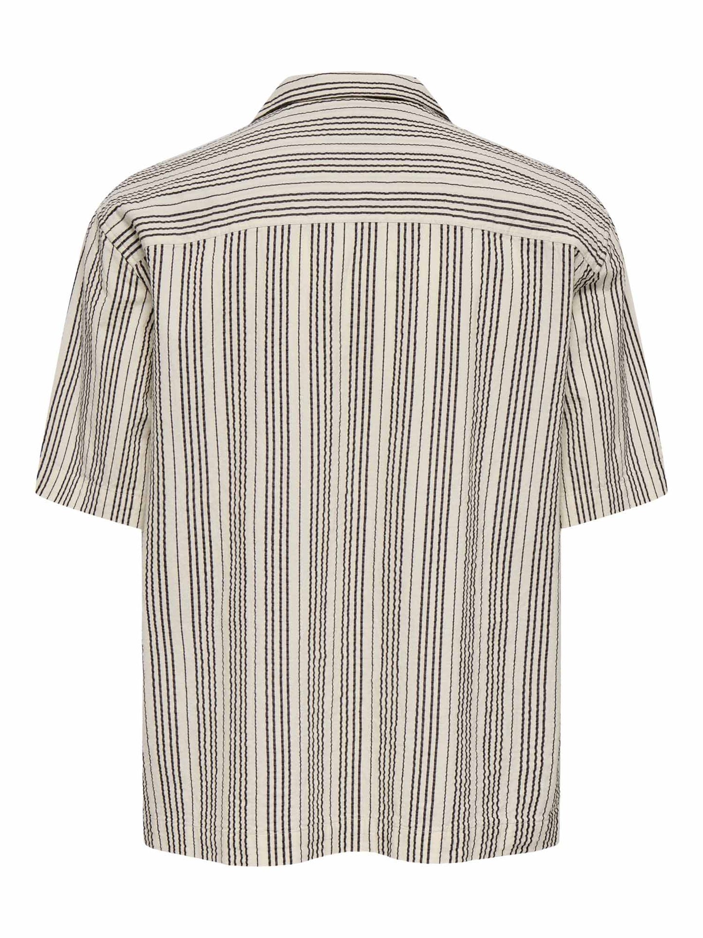 Only & Sons Cruz, camicia da uomo crema elegante