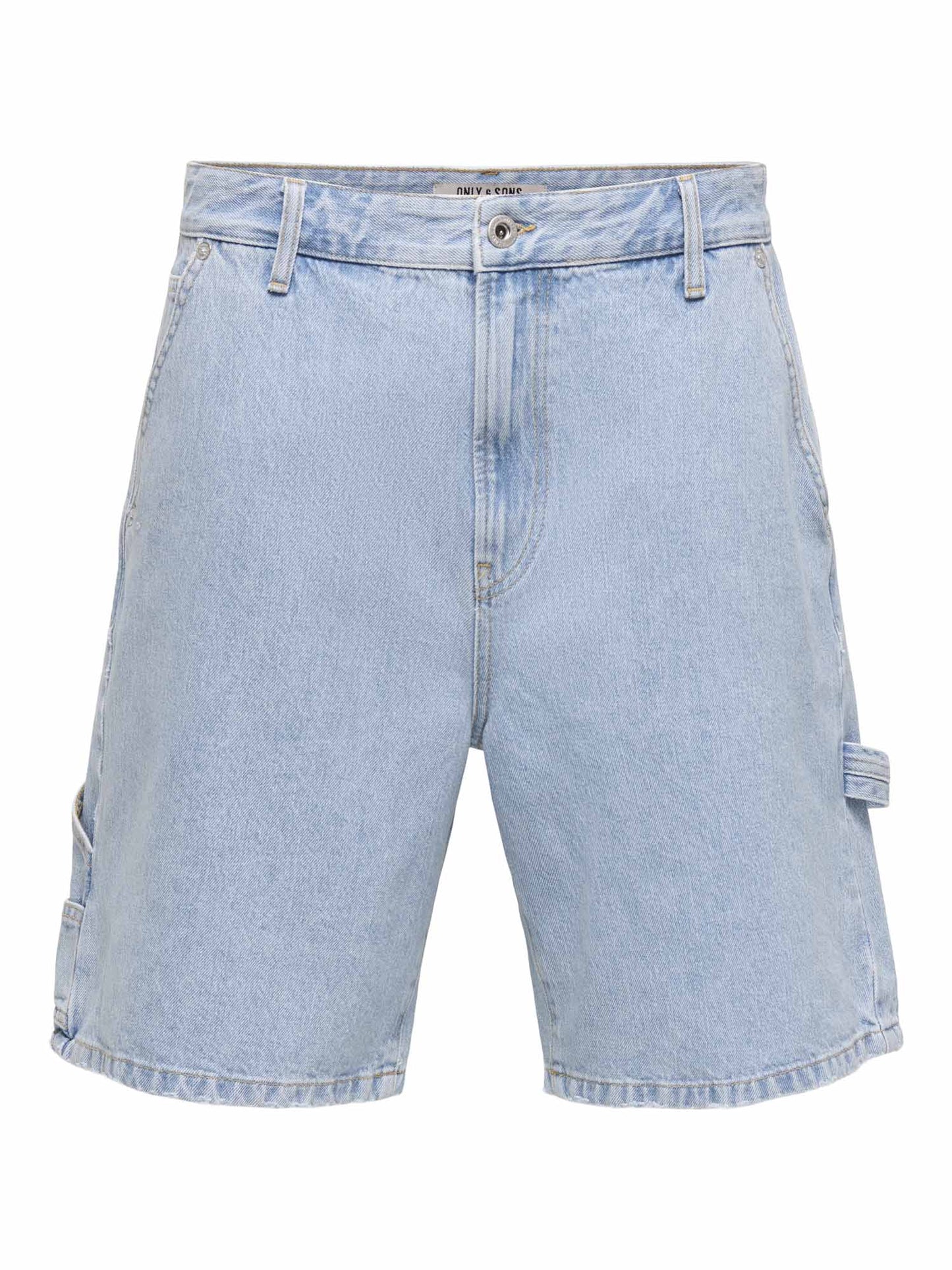 Only & Sons Fade, shorts uomo in denim chiaro